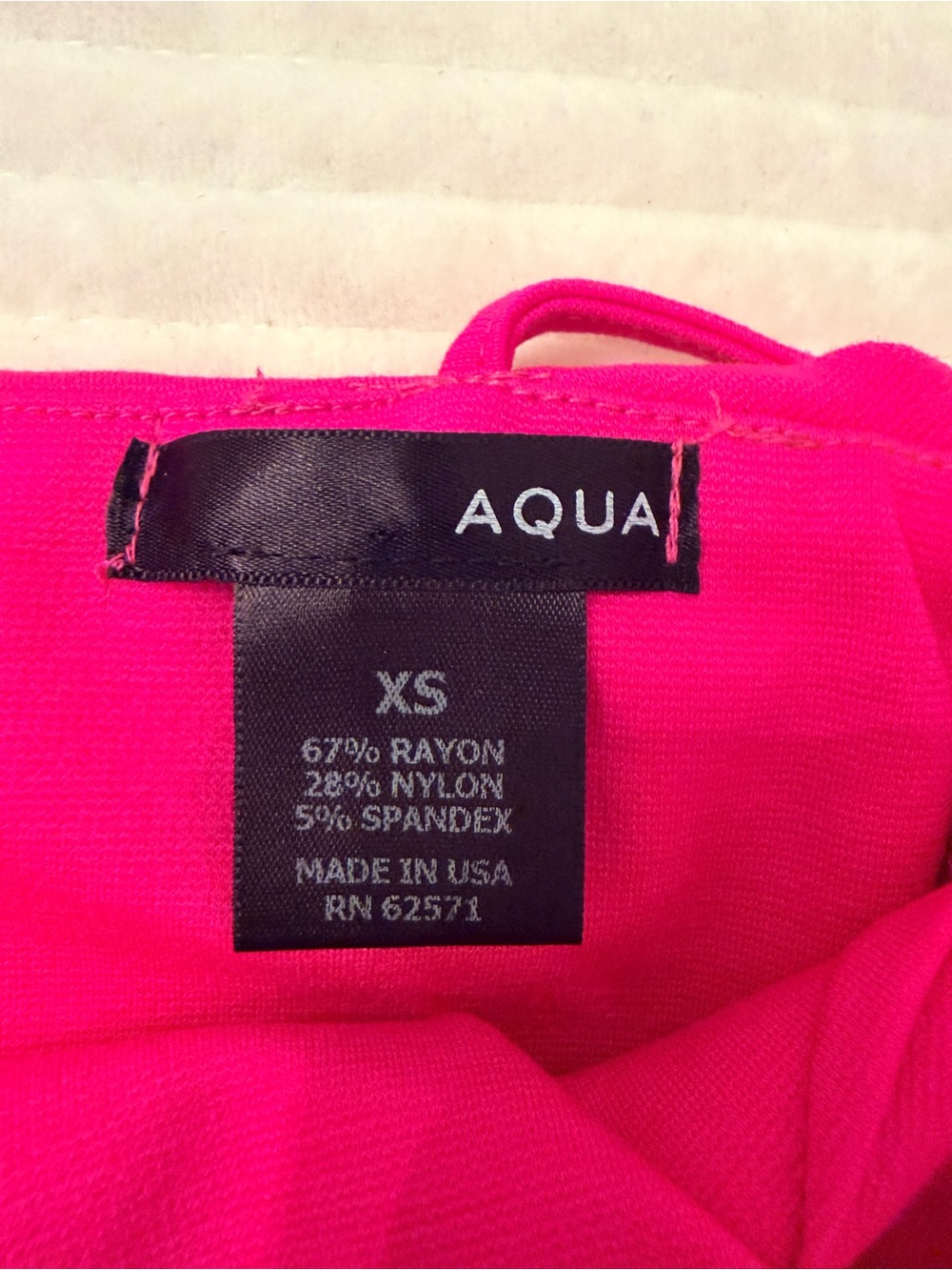 Aqua Hot Pink Ruffle-Trim Mini Dress - Picture 3 of 6